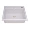 Ruvati Sink, Granite Composite, 20" W x 22.5" L x RVG1622WH - alternate 4